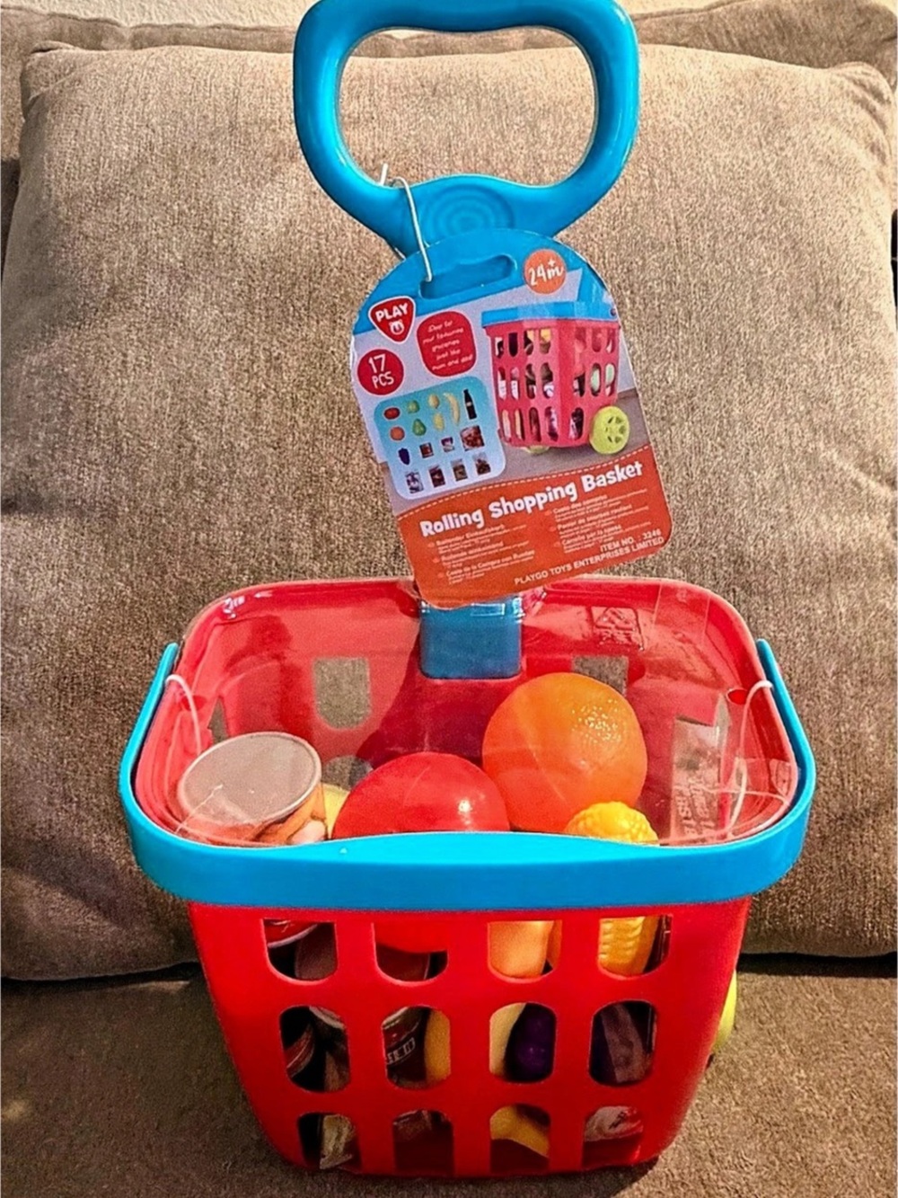 New Rolling shopping basket toy
